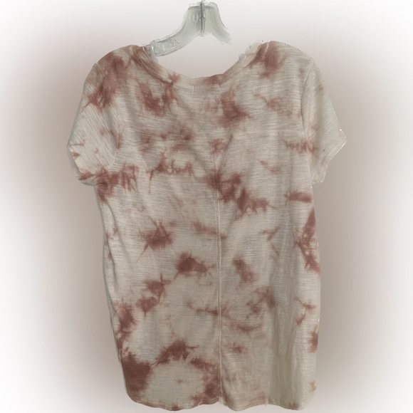 Z Supply NWT Blush tie dye ombré high-low top with slit - Size S - Picture 2 of 5